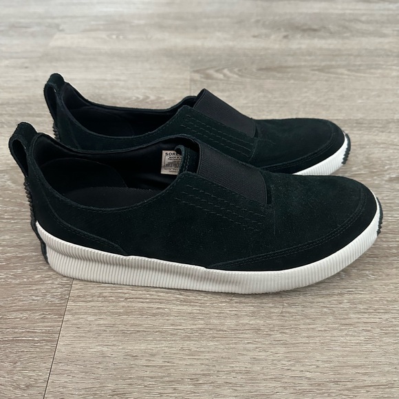 Sorel Shoes - Sorel Out N About Plus Slip On Sneaker Black Women’s Size 9.5